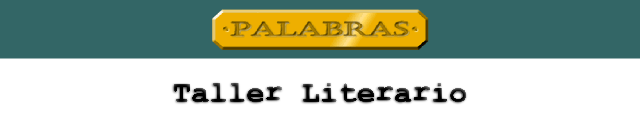 Logo Taller Literario Palabras